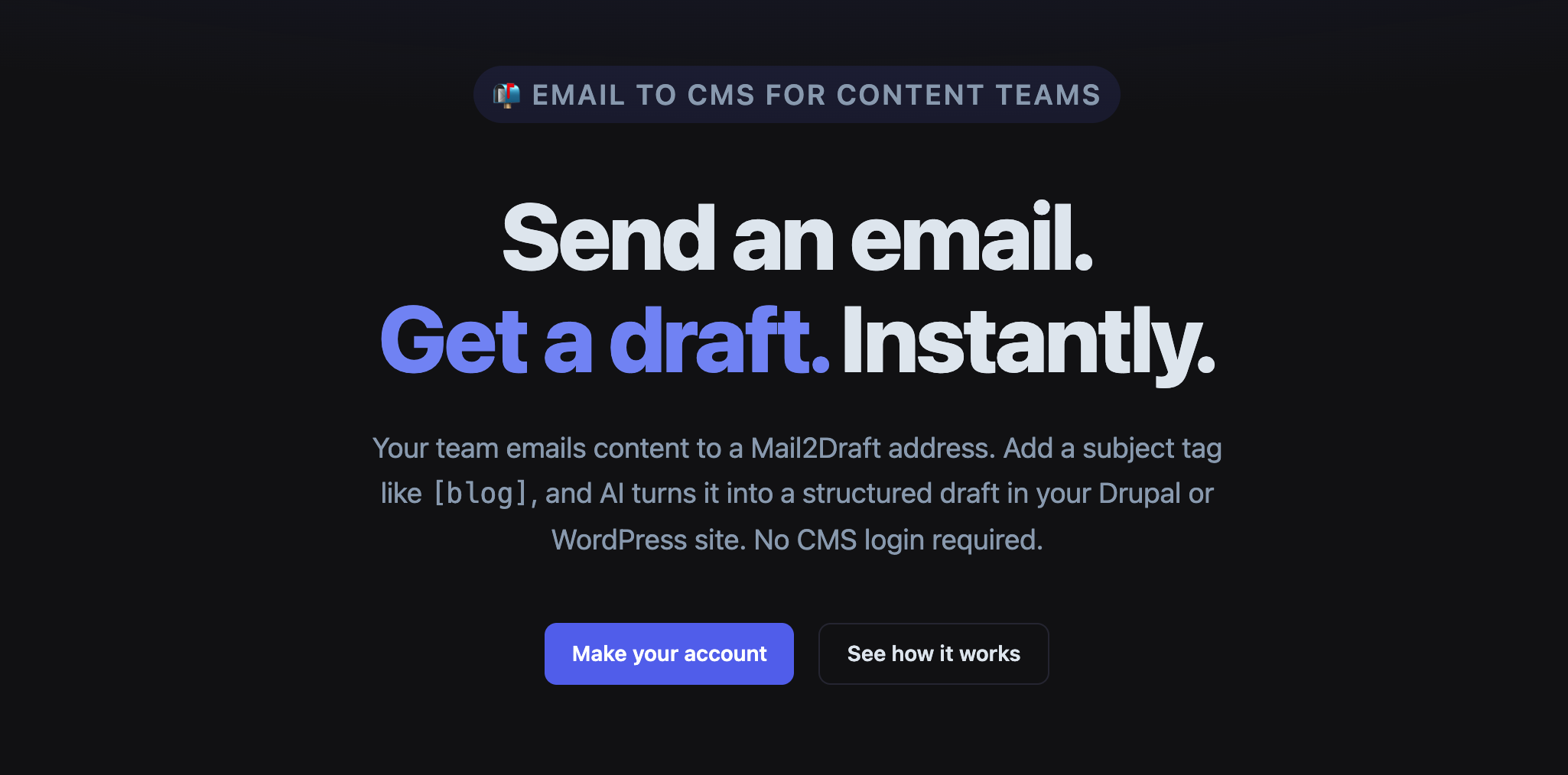 How Send Draft Mail Mail2Draft – Forward Emails, Create Drafts Automatically